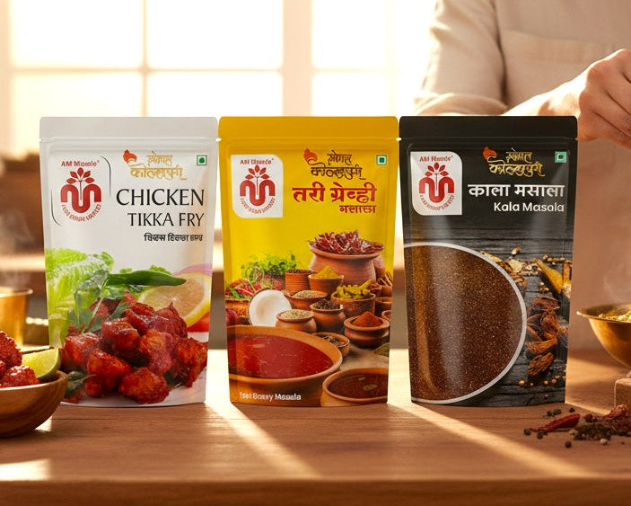 pack of 3 - Chicken tikka, Kala Masala & Tari gravy